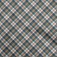 thumbnail image 1 of oneOone Velvet Blue Fabric Check Fabric For Sewing Printed Craft Fabric By The Yard 58 Inch Wide, 1 of 4
