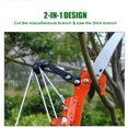 thumbnail image 2 of Mistaha 2 in 1 Tree Trimmer High Limb Branch Pruning Shears with Shear and Saw, 2 of 8