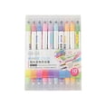 thumbnail image 1 of Ballpoint Pen 10Pcs Erasable Highlighters 10 Color Changing Highlighter Pens Double Tip Highlighters No Bleeding Highlighter Markers Smooth Writing Book Journaling for Planner Canvas Paint 10Ml Gel P, 1 of 9