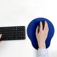 thumbnail image 3 of Gel Wrist Mouse Pad under $5! CQCYD Gel Wrist Support Mouse Pad, Ergonomic Gaming Mouse Mat with Cushion, Non-Slip Computer Desk Pad for PC Laptop Office, 3 of 5