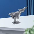 thumbnail image 3 of MERIGLARE Avion Moulé sous Pression J-20 avec Support Maquette d'Avion de Bureau Étagère Bureau Enfants Adultes 72e, 3 of 9