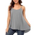 thumbnail image 1 of Débardeur Fluide pour Femme Camisole avec Spaghetti Réglable Casual Cami Débardeur, 1 of 6