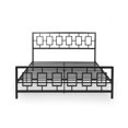 thumbnail image 1 of Claudia Modern Iron King Bed Frame, Flat Black, 1 of 8
