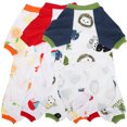 thumbnail image 2 of Dog Clothes, Cartoon Puppy Pajamas  for Small Medium Dogs S,M,L,XL, 2 of 7
