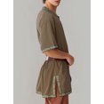 thumbnail image 4 of Men Medieval Costume Renaissance Templar Knight Vintage Tunic Tops, 4 of 6