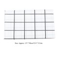 thumbnail image 2 of TOPINCN Nappe de Cuisine en PVC Résistante à l'Huile pour Salle à Manger, Nappe de Bout de Canapé, Protège-Nappe, Imprimé à Carreaux Noir et Blanc, Protège-Table, Nappe, 2 of 8