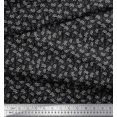 thumbnail image 3 of Soimoi Polyester Crepe Fabric Floral Block Print Fabric by Yard 52 Inch Wide, 3 of 3