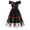 Black, variant on Pisexur Women's Wedding Guest Dress Vintage Embroidery Floral Tulle Dress Sleeveless Formal Cocktail Swing Prom Party Evening Dress