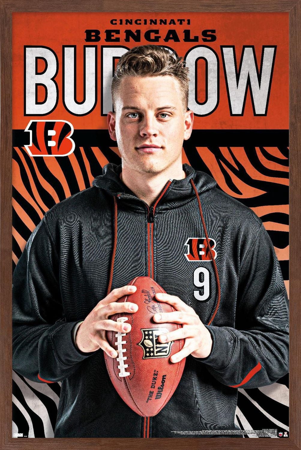 NFL Cincinnati Bengals - Joe Burrow Pose 20 Wall Poster