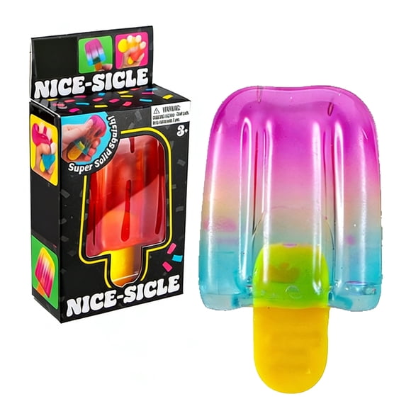 Ice Cream Squeeze Squishy, Slow Rise Sensory Fidget Toy, Soft Stress Relief Ball for People under great pressure, Calming Anxiety Toy for Office Classroom(A)