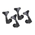 thumbnail image 1 of String Tuning Peg Tuner Sealed Machine Accs String Tuning Head Tuners Electric Bass Parts Button for Bass Part Black 2R2L, 1 of 9