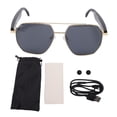 thumbnail image 2 of AI Smart Sunglasses, BLE 6.0 Connection Real Time Translation Glasses Remote Camera Control 163 Languages  for Travel Abroad, 2 of 7