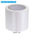 thumbnail image 2 of Unique Bargains Corrosion Protection Pipe Tape, 108 Ft x 3.9 Inch PVC Insulation Wrap Duct Tape Self Adhesive, White, 2 of 7