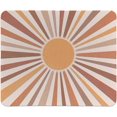 thumbnail image 1 of Boho Neutral Sun Sunshine Mouse Pad MidCentury Modern Decor for Desk Small Gaming Mouse Pad Square Design Boho Desk Accessories Perfect for Home Office 9.5x7.9 Inch, 1 of 4