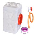 thumbnail image 3 of Drinking Water Container Emergency Water Storage Tank with Handle Drinking Water white 60 catties, 3 of 8