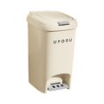 thumbnail image 2 of Luzkey Foot Pedal Garbage Bin Garbage Container Bin Waterproof Rubbish Bin Step Trash Can Kitchen Waste Basket for Home Office Study 10L, 2 of 8