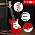thumbnail image 2 of 17In Guitar Toy for Kids,4 Strings Electric Guitar Musical Instruments for Children,Portable Electronic Instrument Toy,A, 2 of 7