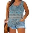 thumbnail image 2 of Womens Plus Size Tank Tops Summer Casual Loose Soft Blouses Sleeveless Solid Color Button Workout Tank Tops Tshirts, 2 of 6