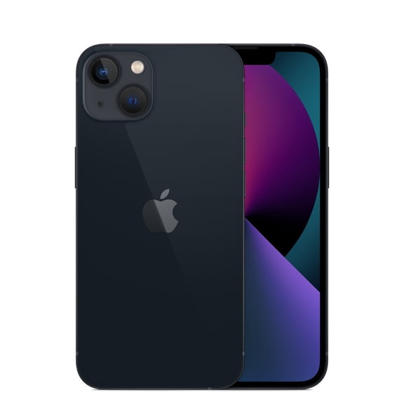Apple iPhone 13 128 Go Téléphone Intelligent Déverrouillé (Minuit) Certifié Remis à Neuf Excellent État