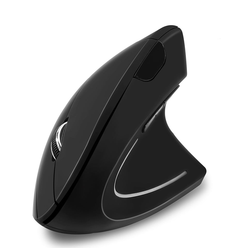Rbaofujie Wireless Bluetooth Mouse 2.4G Wireless Vertical USB 6 Keys Mouse Ergonomic Design Optical 2400DPI Mice Gaming Mouse Wireless