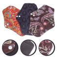 thumbnail image 2 of MasteelfCA 3 Pcs Serviettes Menstruelles Réutilisables Serviettes Féminines en Coton Serviettes Hygiéniques Lavables, 2 of 7