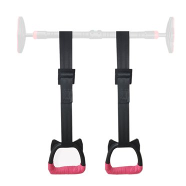 Children Gymnastic Rings Exercise Strength Training Equipment Pull Up Ring Fitness Ring with Strap Safe