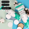 thumbnail image 3 of ZOUBAOQ 100 Pcs Tampons en Coton pour Houppette Jetables Accessoires Dissolvant Papier Doux pour le Visage, 3 of 8