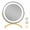 Gold, variant on Costway 16" Round Makeup Vanity Mirror 3 Color Dimmable Lights Memory Function White