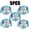 5 Pcs-2, variant on @@Cartoon 20cm Hatsune Miku Plush Doll Toy Anime sakura Miku snow Miku Character Kawaii Sitting posture Fufu Kids Christmas Gift
