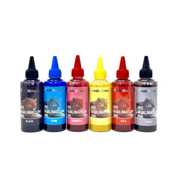 INKXPRO 6x100ml Dye Sublimation Ink for Epson Expression XP-15000 Printer