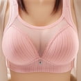 thumbnail image 1 of Qertyioot Women's Plus Size Bra,Casual Lace Shaping Cup Plus Size Extra-Elastic Wirefree Underwear, 1 of 3