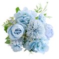 thumbnail image 2 of TopLLC Simulated Bouquet Of Home Decoration Flowers Simulated Rose Bouquet Of Small Handlebars Of Roses, 2 of 3