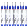 thumbnail image 1 of Czzoypi 10PC Multi-Color Oil-Based Markers, Waterproof Fast Drying Long Nozzle Markers for Deep Holes, Special Purpose Marker for Metal Wood Glass Construction DIY, Blue, 1 of 4