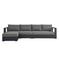 thumbnail image 4 of Modway Tahoe Sectionnel de Mobilier de Patio Extérieur 3 Pcs, Gris, 4 of 9