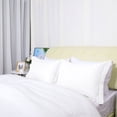 thumbnail image 2 of 2 Pcs White Pillow Shams 1800 SERIES Microfiber King Oxford Pillowcases, 2 of 2