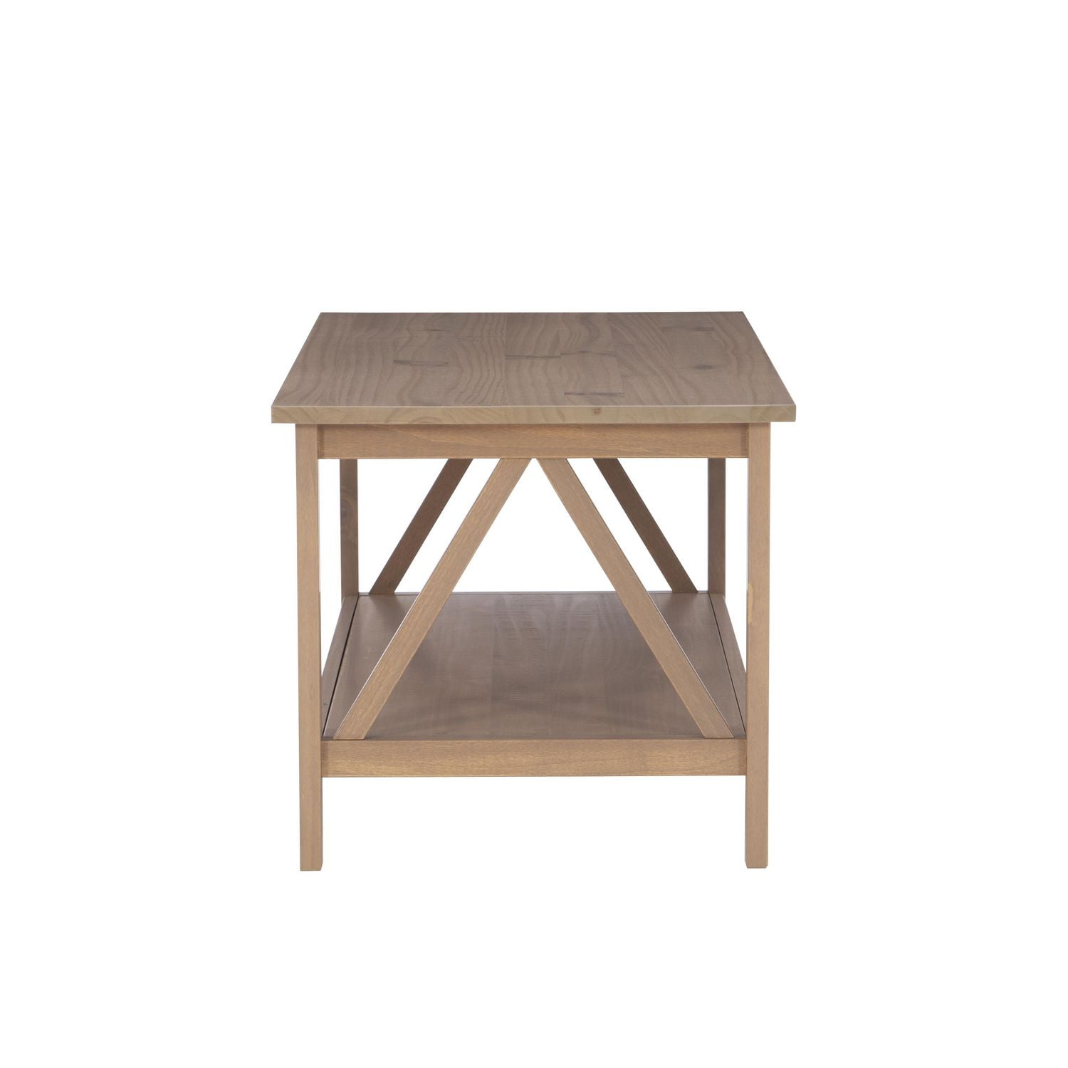 Table basse grise rustique Edgewood