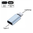 thumbnail image 1 of [PST] (2 Packs) USB-C Female to Lightning Male Adapter Converter Connector, 1 of 3