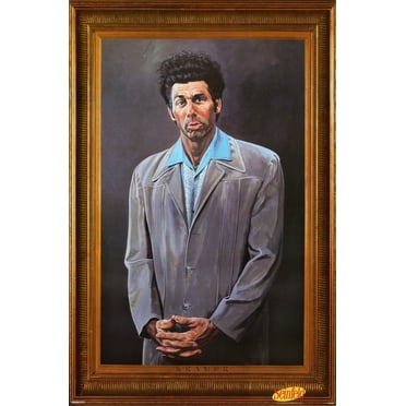Kramer Seinfeld Poster Cosmo Wall Art 24" x 36" Painting Gift TV Show Prop