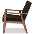 thumbnail image 4 of Allora Faux Leather Tufted Reception Chair in Brown, 4 of 6