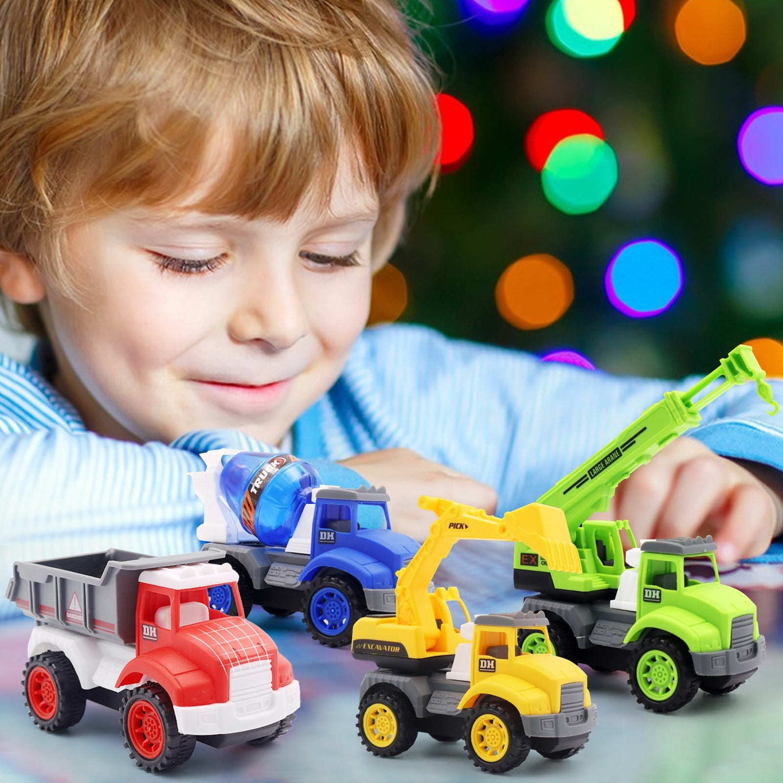 Voitures jouets avec moteur à friction - Amusant et inertie pour les enfants