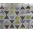 thumbnail image 4 of oneOone Georgette Viscose Fabric Triangle Ikat Print Sewing Fabric BTY 42 Inch Wide, 4 of 4