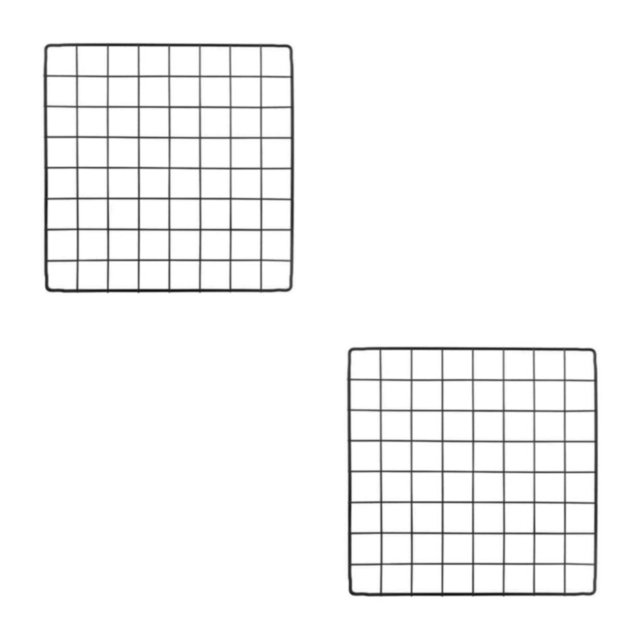 Transemion Portable Pet Playpen Panel Cage Fence Metal Guinea pig Wire Black General Grid 2Set