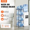 thumbnail image 2 of VEVOR 4 Tiers Water Jug Holder Single Row Water Bottle Rack for 4 Bottles Black, 2 of 9