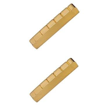 TISHITA 2 Pcs Electric Guitar Nut Musical Instrument Accessory for Electric Guitar Gold