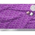 thumbnail image 3 of Soimoi Purple Cotton Poplin Fabric Triangle Geometric Print Sewing Fabric Yard 56 Inch Wide, 3 of 3