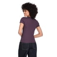 thumbnail image 3 of George Women's Rib Crew-Neck T-Shirt, 3 of 6