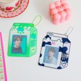 thumbnail image 4 of Korean Milk Bottle Photocard Holder 3inch Card Set Cartoon Cute Photo Star Chasing Student Girl Bus Card Storage Bag, 4 of 4