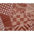 thumbnail image 5 of oneOone Polyester Spandex Dark Peach Fabric Block Fabric For Sewing Printed Craft Fabric By The Yard 56 Inch Wide, 5 of 5