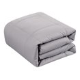thumbnail image 3 of Couette Matelassée en Microfibre Alternative Duvet d'Oie - Grand/argent, 3 of 6