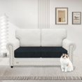 thumbnail image 2 of Pieces Couch Cushion Covers for Sectional Sofa Seat Slipcover Stretch Sectional Couch Cover for L Shape Left/Right Chaise with Elastic Bottom ( Seater + Chaise Light ), 2 of 6
